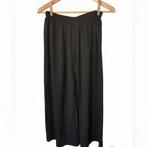 Boho Wide Leg Cropped Palazzo Pants Medium